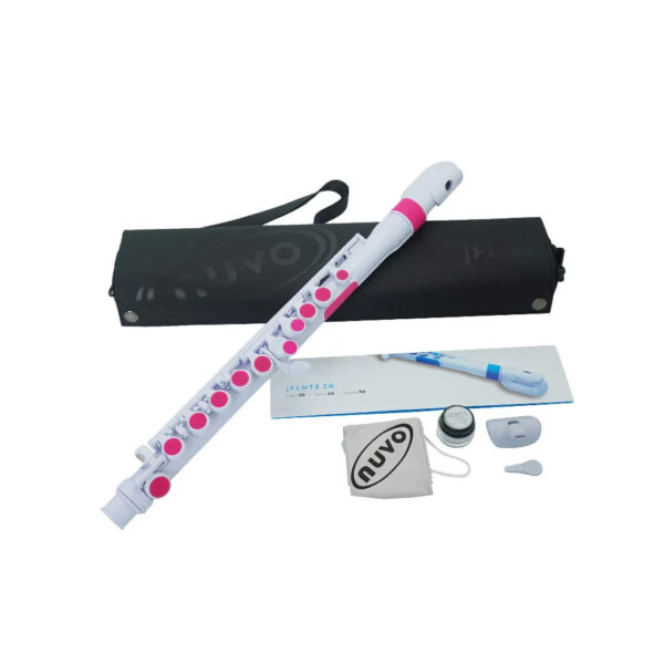 wind wizards nuvo jflute 2 white pink